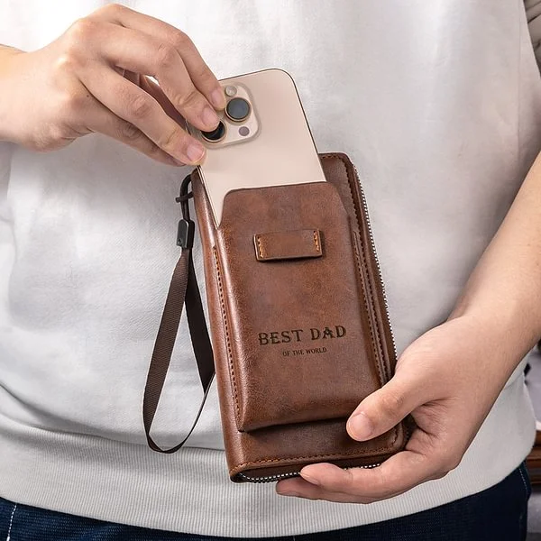 Personalisierte Leder-Brieftasche
