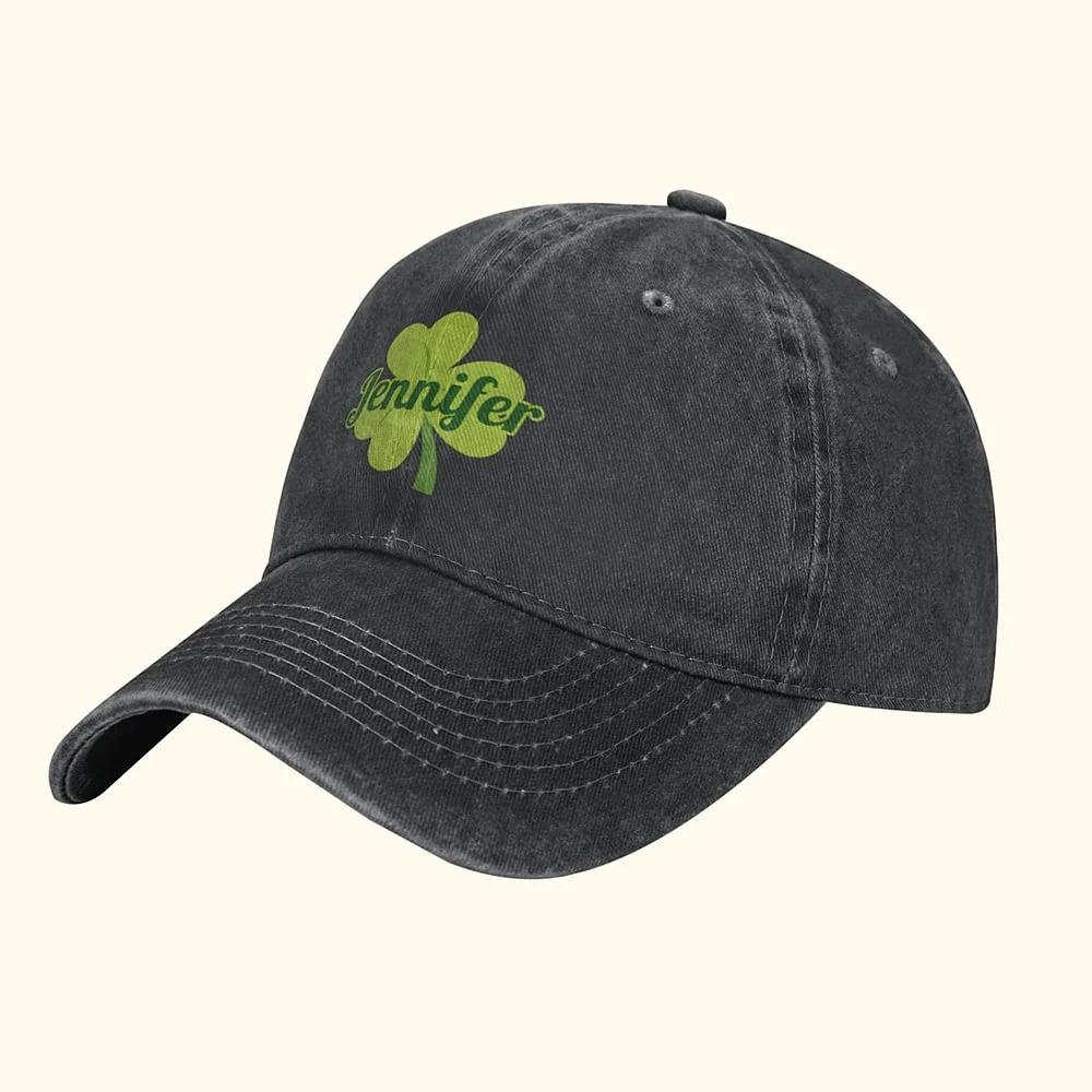 St. Patricks Day vier Blatt Kleeblatt Baumwolle Baseballmütze