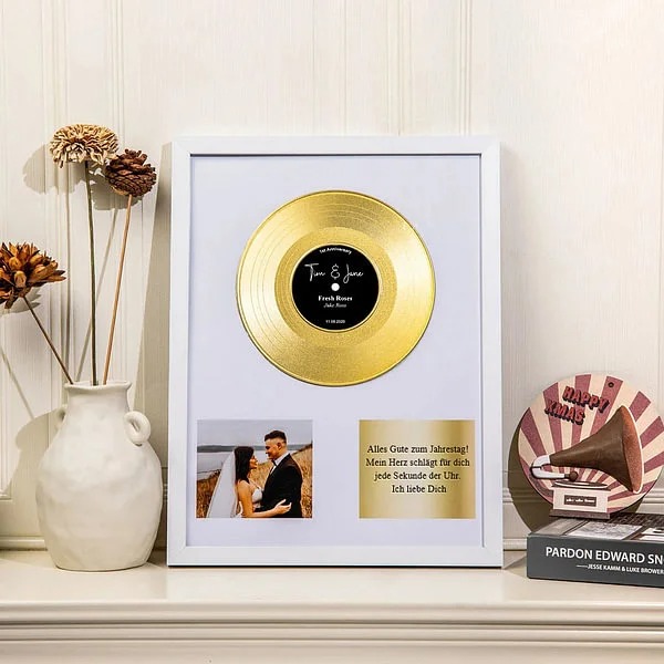 Personalisierte Vinyl Schallplatte
