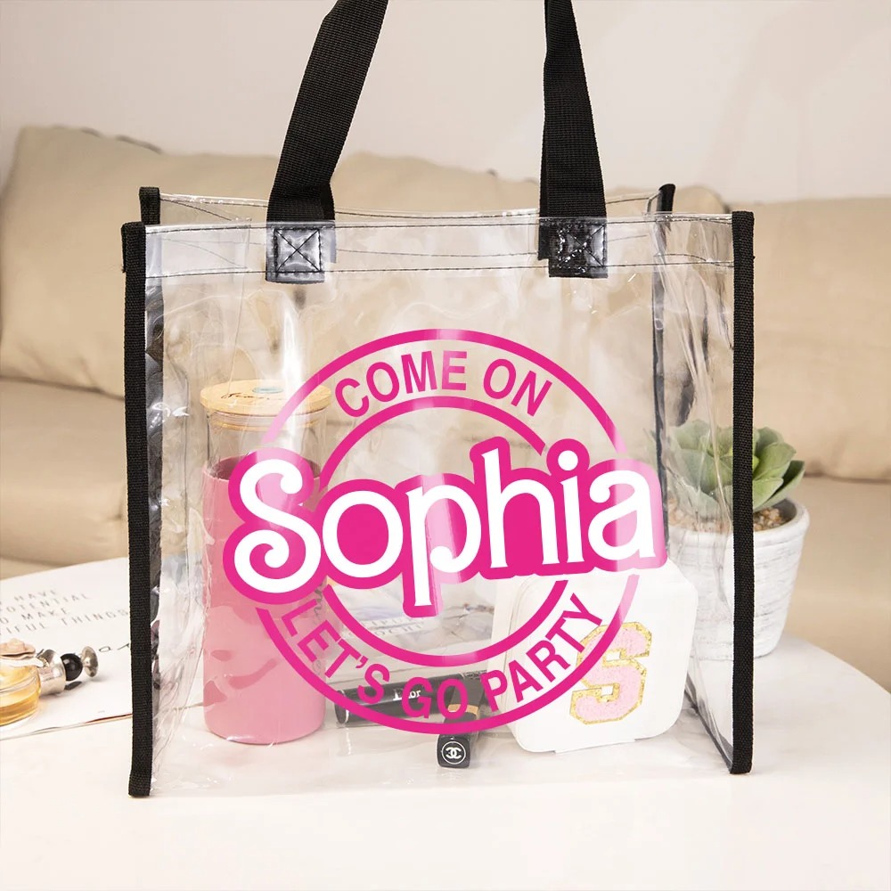 Tote Tragetasche mit Namen und Buchstaben