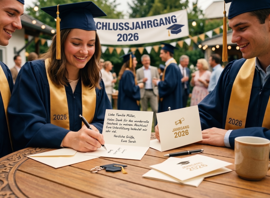 Danke-Sprüche zum Abschluss 2026