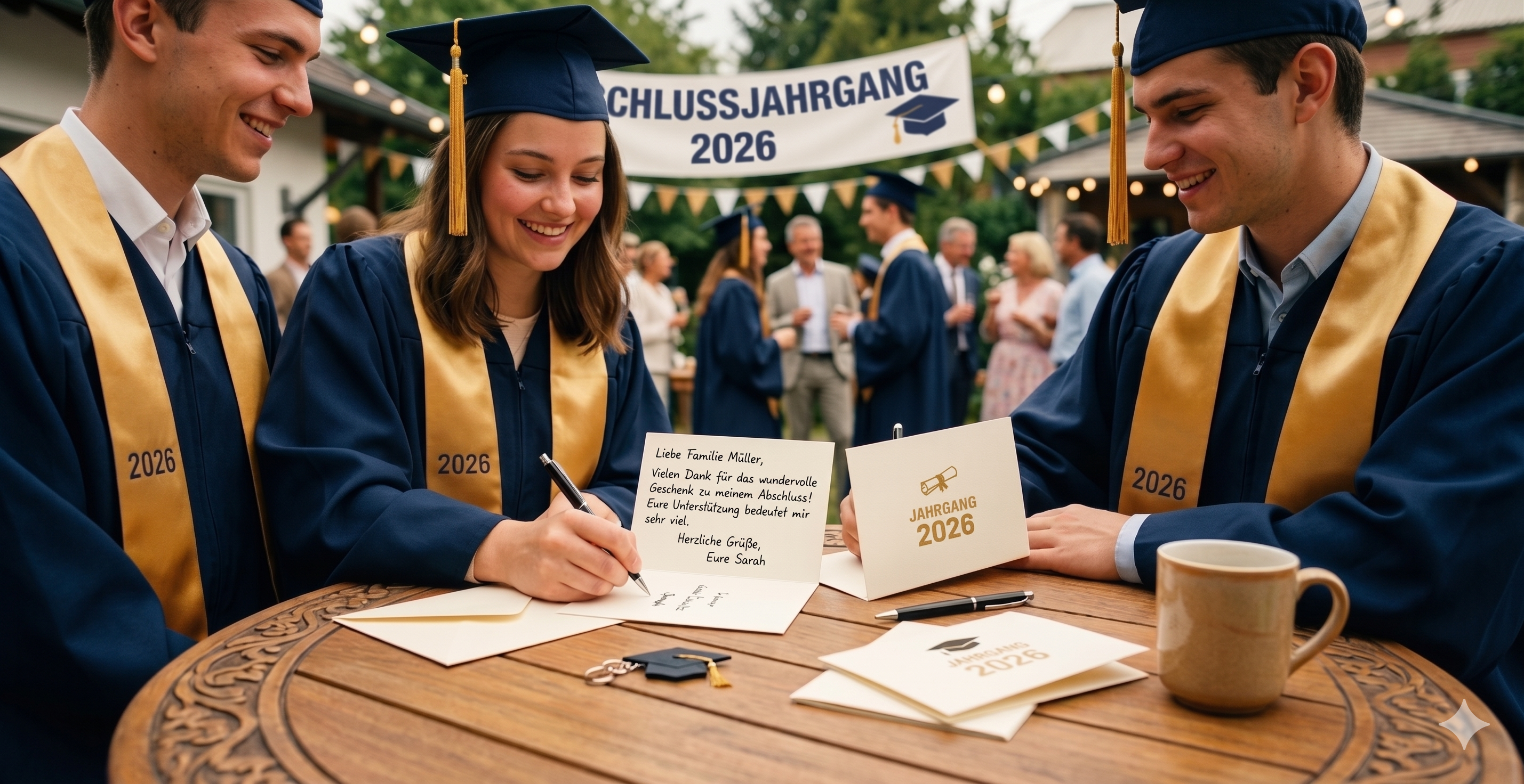 Danke-Sprüche zum Abschluss 2026