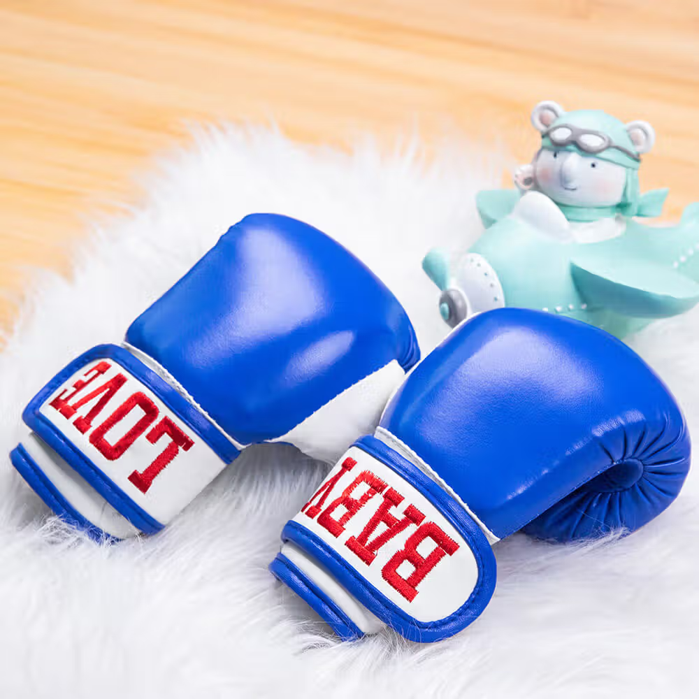 Personalisierte Leder Kind Boxhandschuhe mit gestickten Namen: Sicherheit und Stil für den Kampfsport
