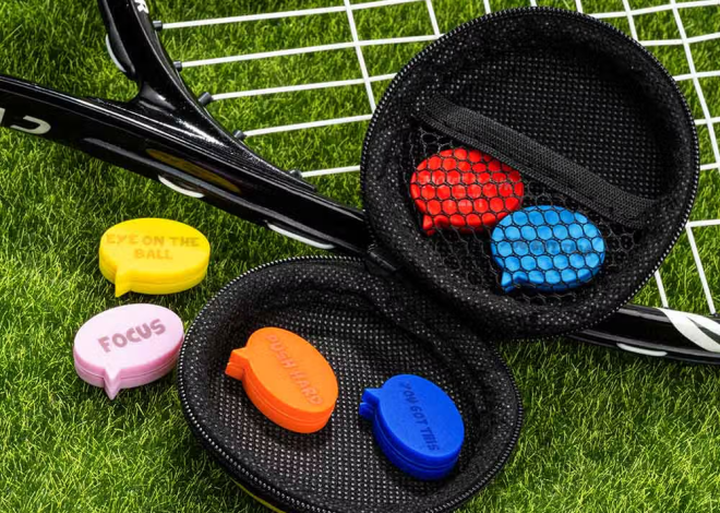 Personalisierte lustige Tennis-Dämpfer mit motivierenden Sprüchen
